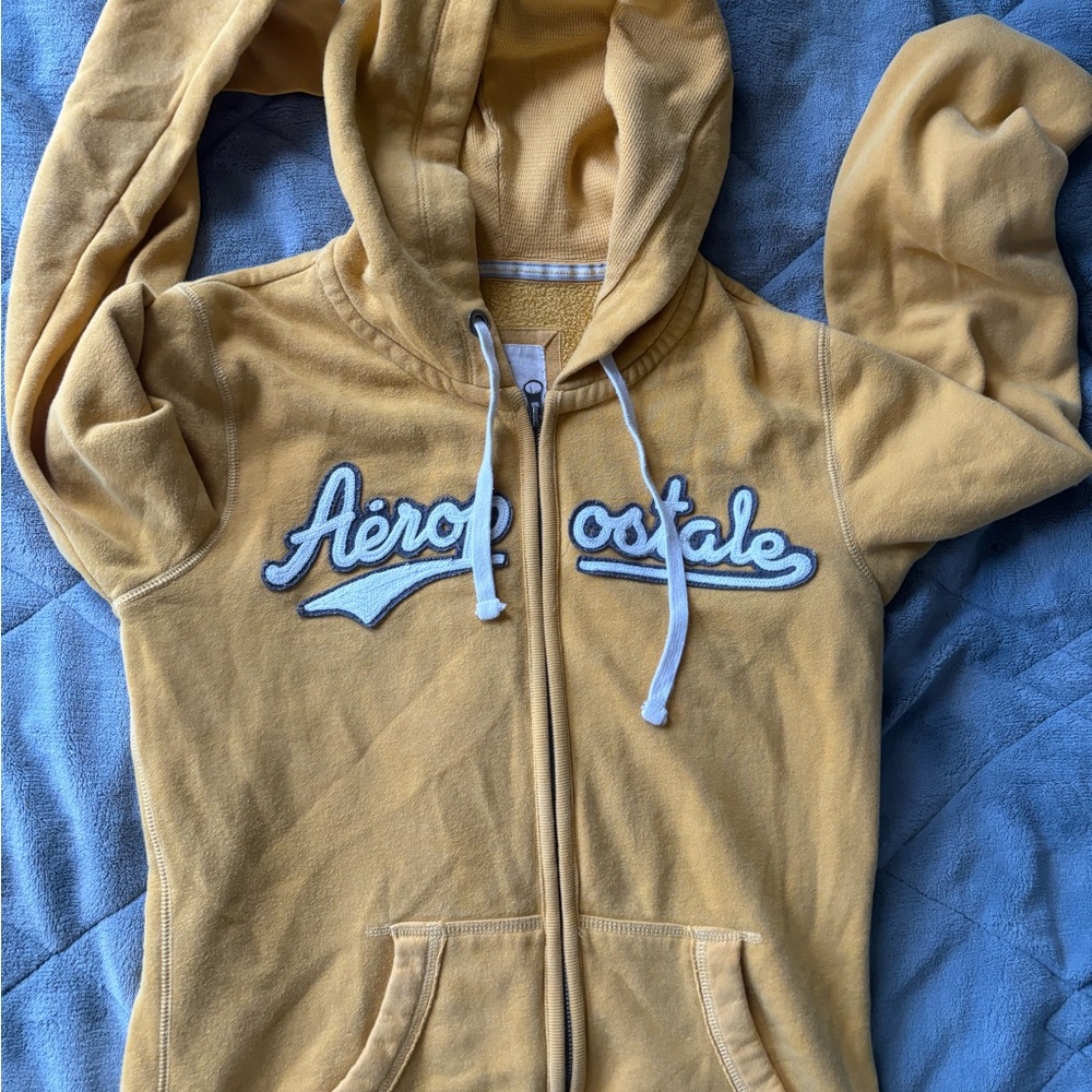 Y2K Aeropostale Yellow Hoodie